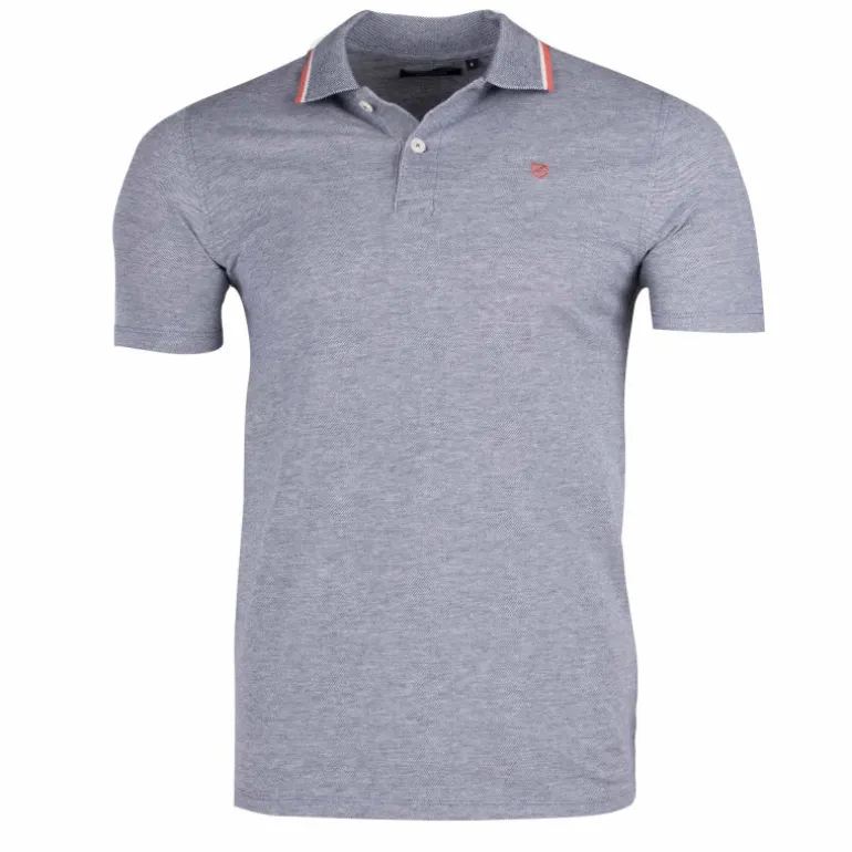 Polo manches courtes 100% Coton Homme JACK AND JONES