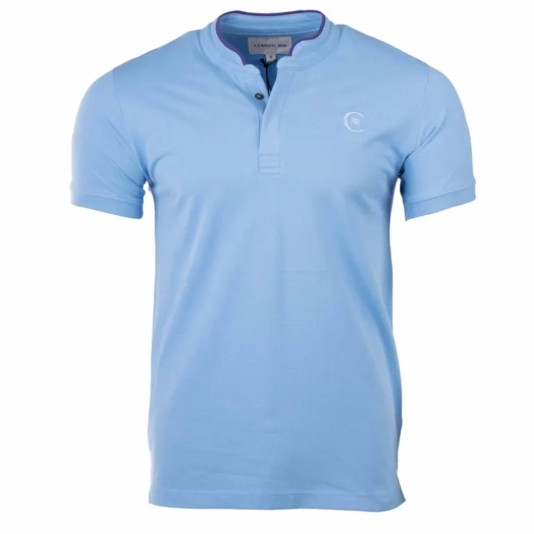 Polo manches courtes col mao firenza Homme CERRUTI