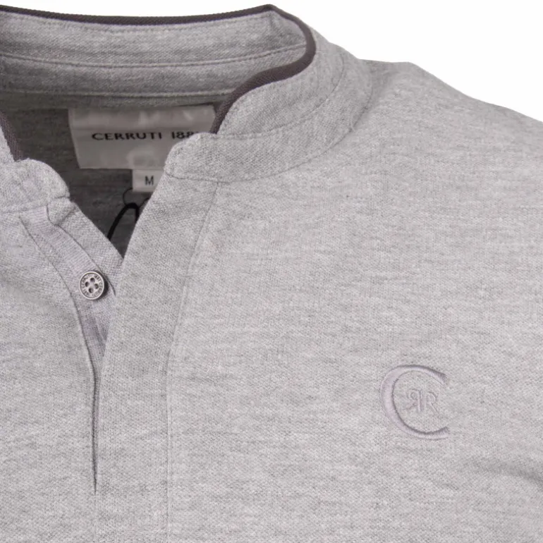 Polo manches courtes col mao firenza Homme CERRUTI