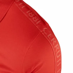 Polo manches courtes coton doux bande logo épaule ballabile Homme CERRUTI