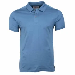 Polo manches courtes coton doux bande logo épaule ballabile Homme CERRUTI