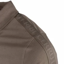 Polo manches courtes coton doux bande logo épaule ballabile Homme CERRUTI