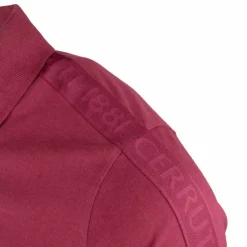 Polo manches courtes coton doux bande logo épaule ballabile Homme CERRUTI