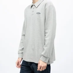 Polo manches longues broderie cote germinal Homme KAPORAL