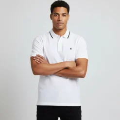 Polo mc bright white jwhpaulos polo ss noos 12175007 4145 Homme JACK & JONES