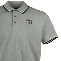 Polo regular manches courtes natisone avec liseré Homme CERRUTI