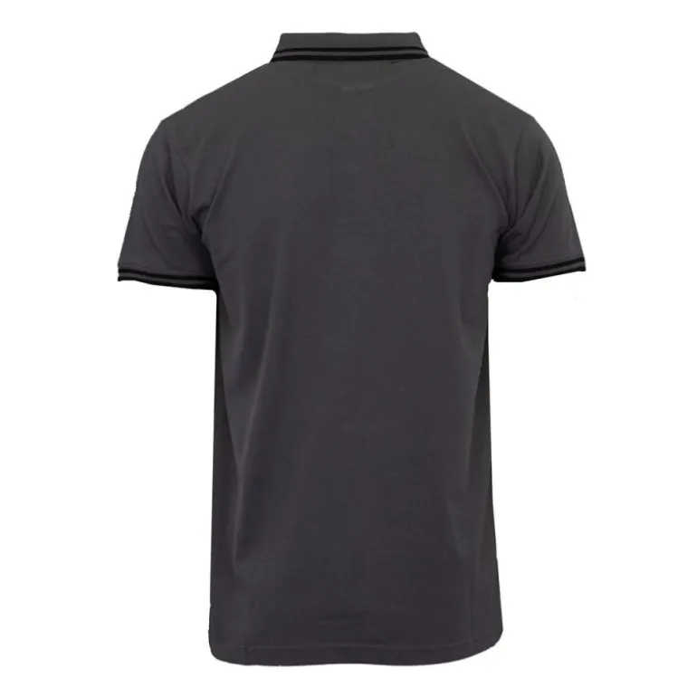 Polo sherman logo coloré brodé avec boutons argentés Homme CHEVIGNON