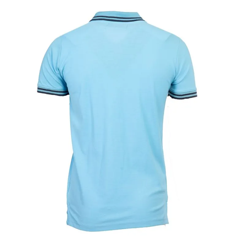 Polo sherman logo coloré brodé avec boutons argentés Homme CHEVIGNON