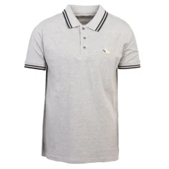 Polo sherman logo coloré brodé avec boutons argentés Homme CHEVIGNON