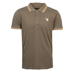 Polo sherman logo coloré brodé avec boutons argentés Homme CHEVIGNON