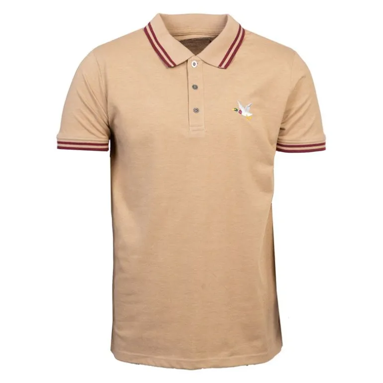 Polo sherman logo coloré brodé avec boutons argentés Homme CHEVIGNON