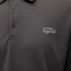 Polo texturé manches longues jilan Homme KAPORAL