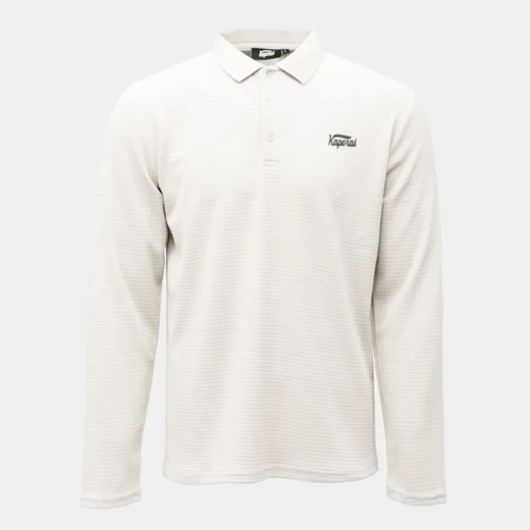 Polo texturé manches longues jilan Homme KAPORAL