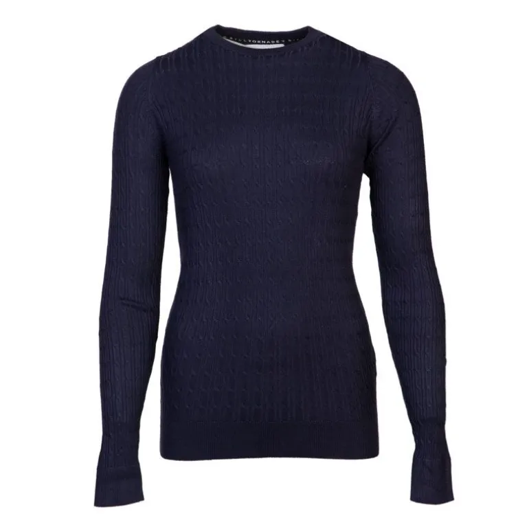 Pull col rond torsadé 18727 Femme BILL TORNADE