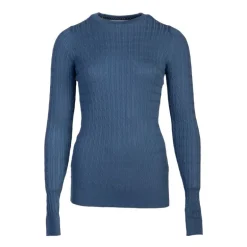 Pull col rond torsadé 18727 Femme BILL TORNADE