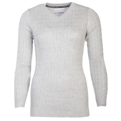 Pull col v torsadé 18734 Femme BILL TORNADE