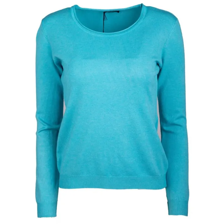 Pull fine maille col rond 30% cachemire 080 Femme REAL CASHMERE