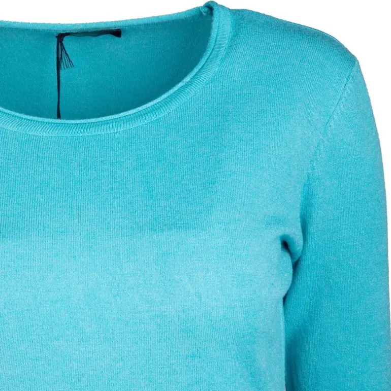 Pull fine maille col rond 30% cachemire 080 Femme REAL CASHMERE