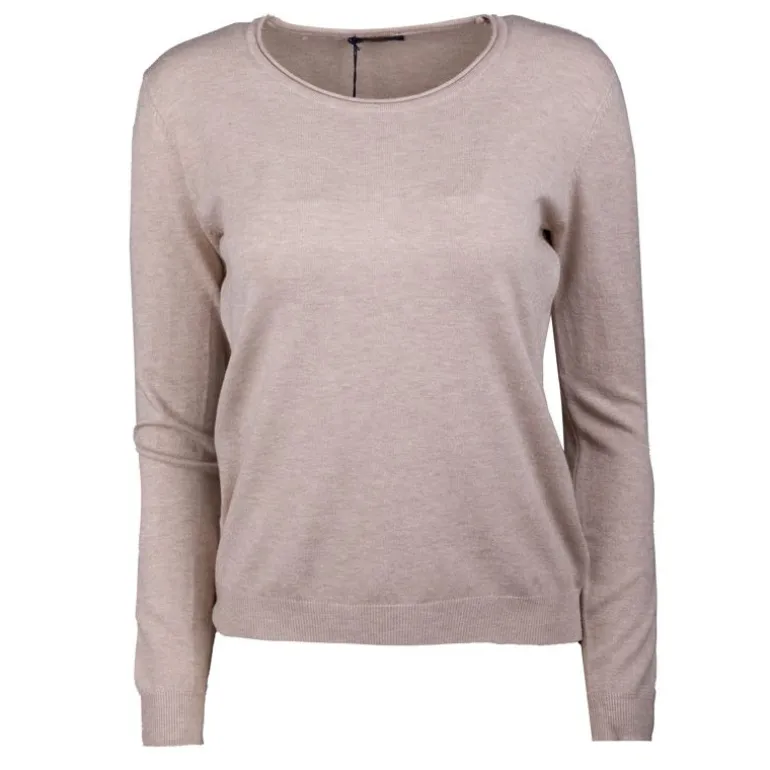 Pull fine maille col rond 30% cachemire 080 Femme REAL CASHMERE