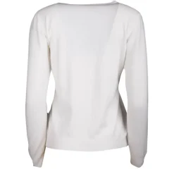 Pull fine maille col rond 30% cachemire 080 Femme REAL CASHMERE