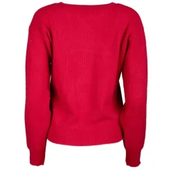 Pull grosse maille col rond cachemire laine Femme REAL CASHMERE