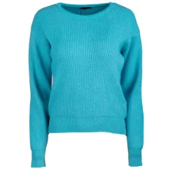 Pull grosse maille col rond cachemire laine Femme REAL CASHMERE