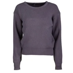 Pull grosse maille col rond cachemire laine Femme REAL CASHMERE