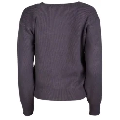 Pull grosse maille col rond cachemire laine Femme REAL CASHMERE