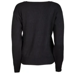 Pull grosse maille col rond cachemire laine Femme REAL CASHMERE