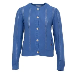 Pull ajouré avec boutons kaki milada Femme LA PETITE ETOILE