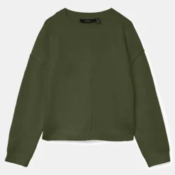 Pull besti col rond regular avec détail couture Femme VERO MODA