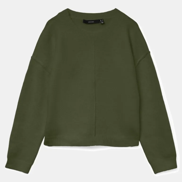 Pull besti col rond regular avec détail couture Femme VERO MODA