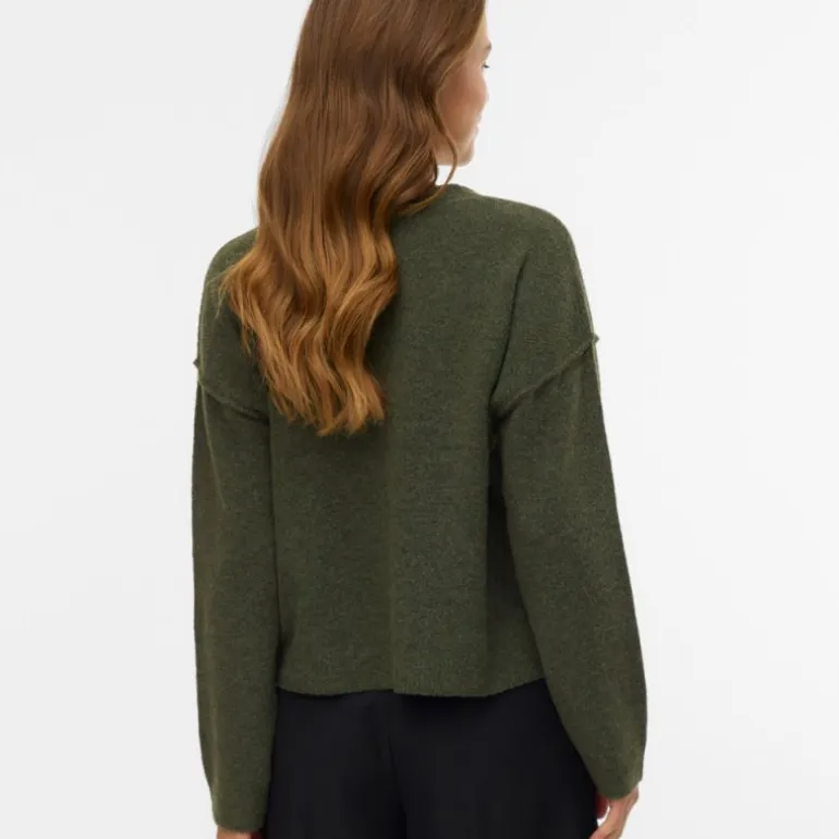 Pull besti col rond regular avec détail couture Femme VERO MODA
