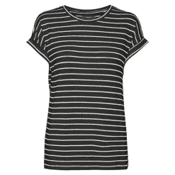 Pull Brianna à rayures en maille fine col rond Femme VERO MODA