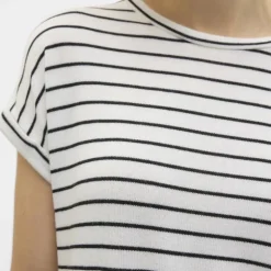Pull Brianna à rayures en maille fine col rond Femme VERO MODA