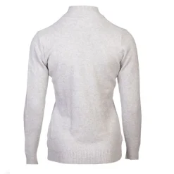 Pull col cheminée cachemire et laine mélangé Femme BELLE FEMME