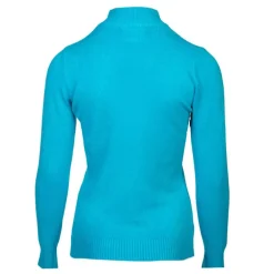 Pull col cheminée cachemire et laine mélangé Femme BELLE FEMME