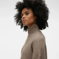 Pull col montant manches évasées Femme VERO MODA