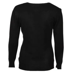 Pull col rond laine et cachemire Femme BELLE FEMME