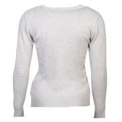 Pull col rond laine et cachemire Femme BELLE FEMME