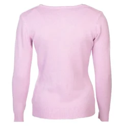 Pull col rond laine et cachemire Femme BELLE FEMME