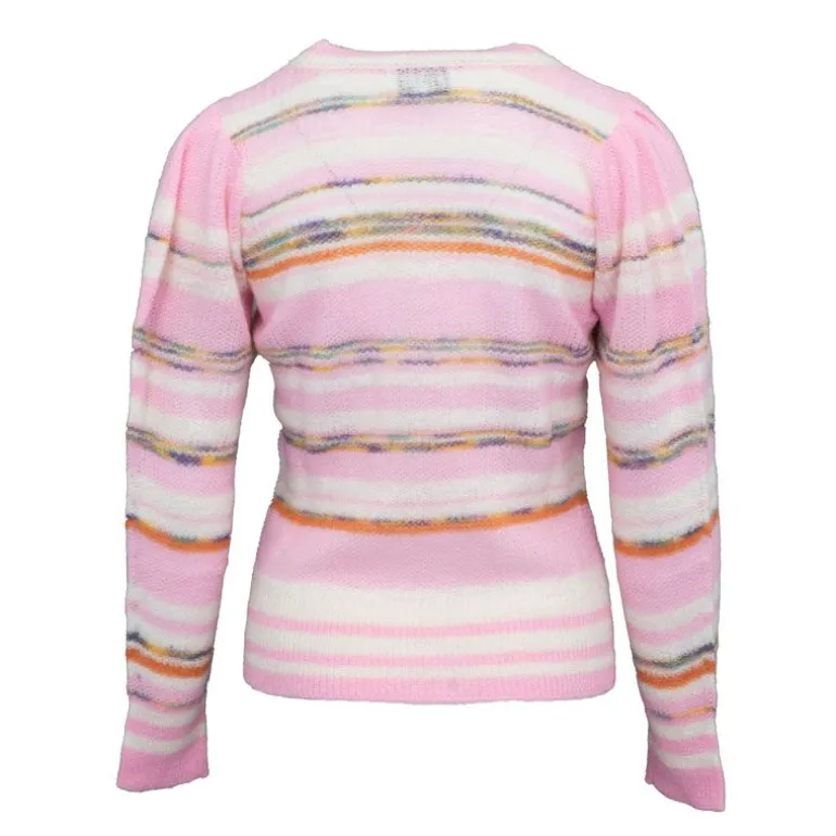 Pull col rond leo doux à rayures Femme ANTIK BATIK