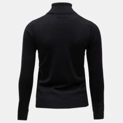 Pull col roulé avec grand logo fils métalisés Femme ROSSIGNOL