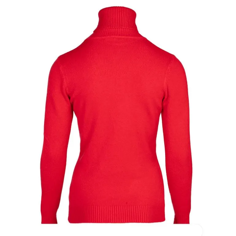 Pull col roulé laine et cachemire Femme BELLE FEMME