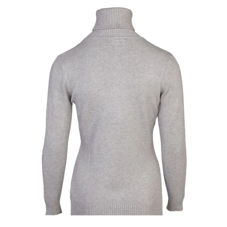 Pull col roulé laine et cachemire Femme BELLE FEMME