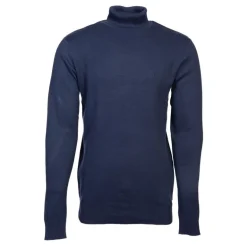 Pull col roulé maille fine couleur unie Homme BILL TORNADE