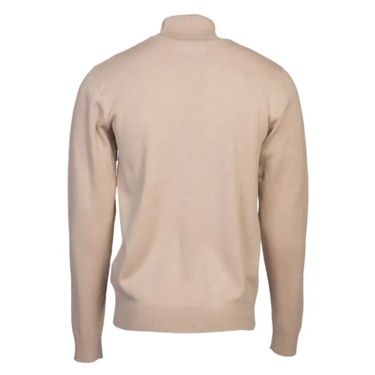 Pull col roulé maille fine couleur unie Homme BILL TORNADE