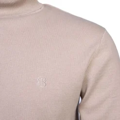 Pull col roulé maille fine couleur unie Homme BILL TORNADE