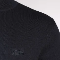 Pull col roule landon en maille fine Homme KAPORAL