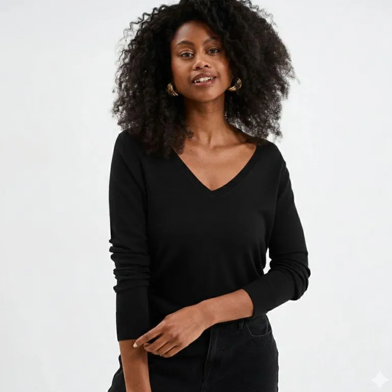 Pull col v 18680 Femme BILL TORNADE